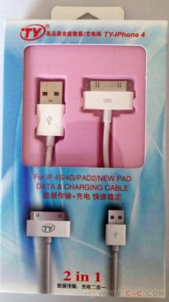 iPhone 4s數據線 萬能兼容，4G平板、iPad果斷用這款